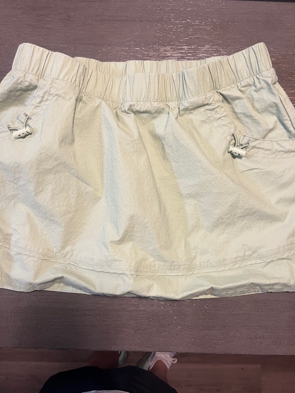 Sergio Tacchini Light Sage Green Elastic Waist Shorts